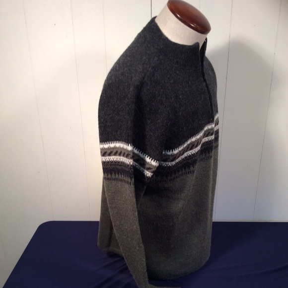 SIMS Snowboard 1/4 zip mens sweater made USA - Picture 5 of 8